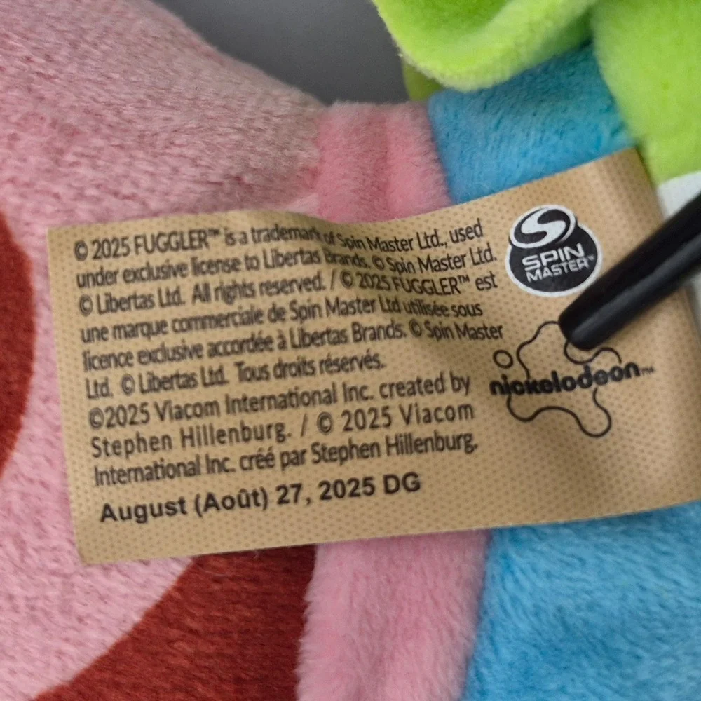 ZURU Fuggler x SpongeBob SquarePants Gary The Snail Plush Bag Charm 15756E NWT